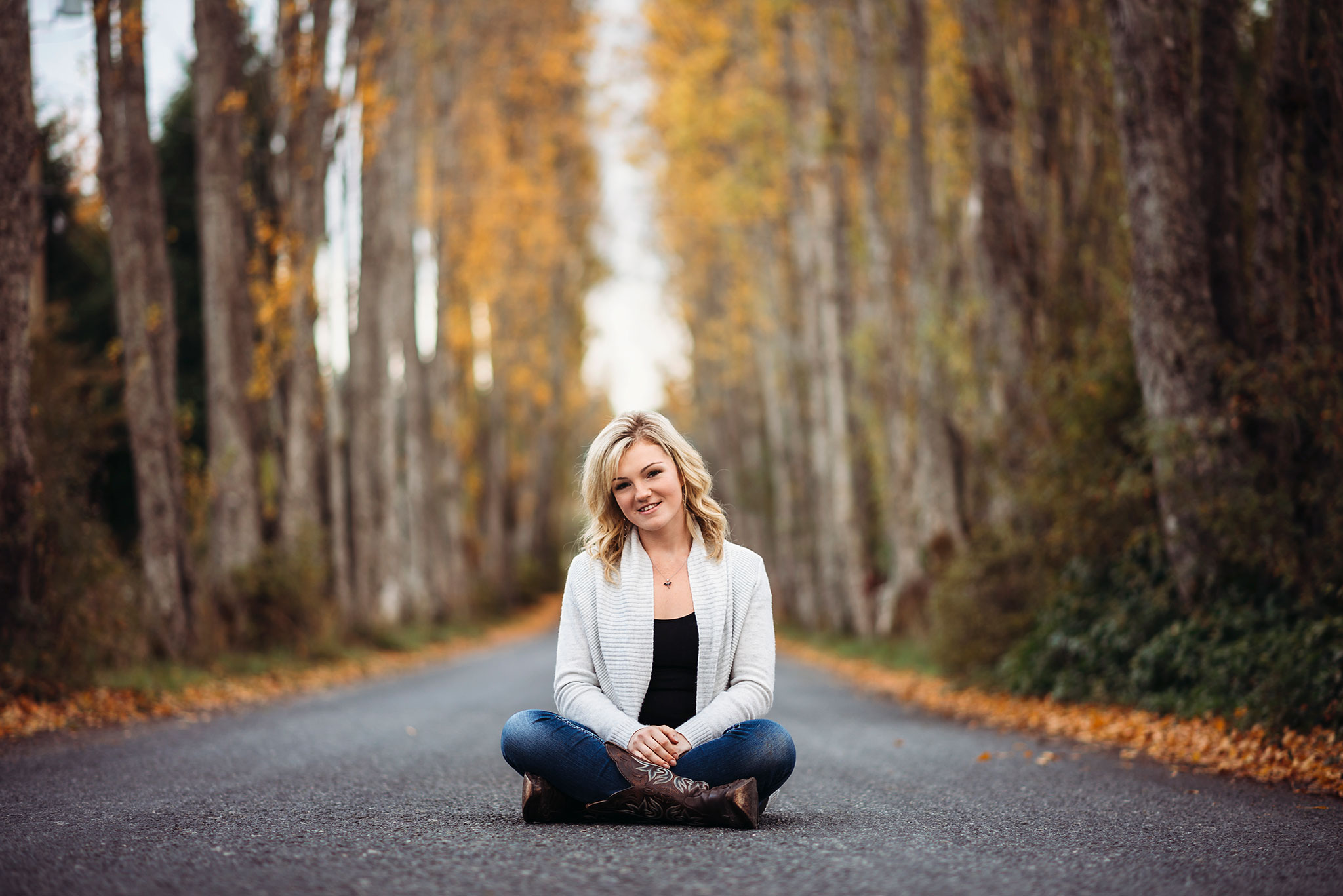 Fall outdoor portrait photography in Metchosin near Victoria, BC.